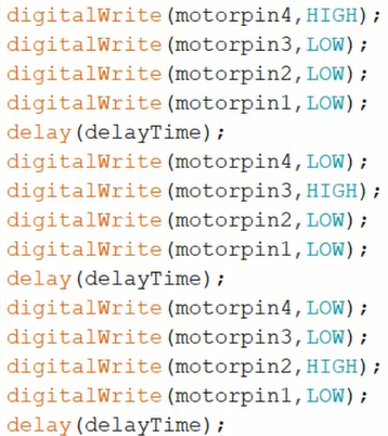 Using-the-half-load-method-to-rotate-the-stepper-motor