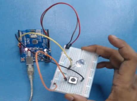 digital-input-with-a-push-button-with-breadboard