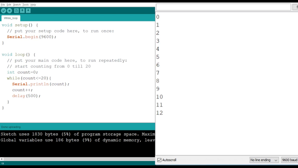 count-a-number-using-While-loop-arduino-code-1